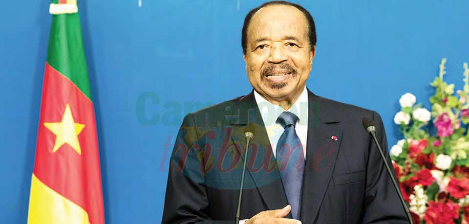 11 février  : Paul Biya parle aux jeunes