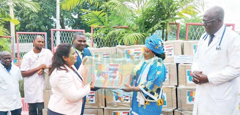 Chantal Biya Foundation : Egypt’s Ambassador Donates Medication Chantal Biya Foundation : Egypt’s Ambassador Donates Medication