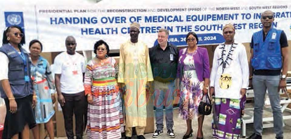Presidential Reconstruction Plan NW/SW : Nine Fako Health Centres Receive Equipment