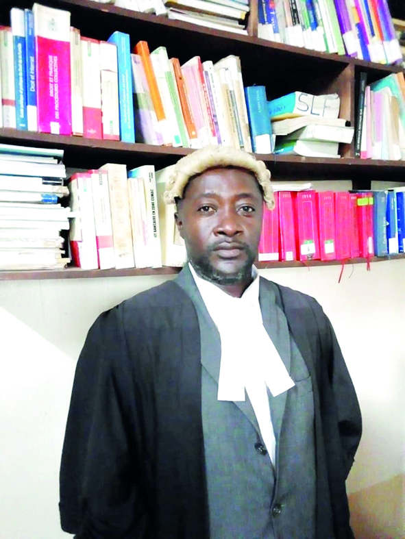 Me Boniface Mbianga, avocat au Barreau du Cameroun. Me Boniface Mbianga, avocat au Barreau du Cameroun.