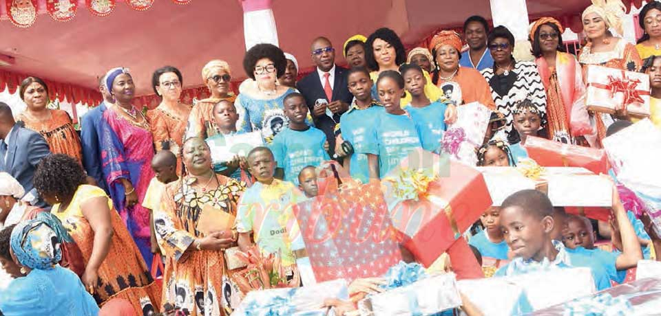 Chantal Biya Foundation  : Euphoric Christmas Feast With Sick Kids