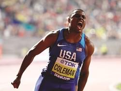 Christian Coleman the new fastest man in the world.