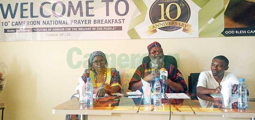 Matinées nationales de prières pour le Cameroun : la 10e édition lancée Matinées nationales de prières pour le Cameroun : la 10e édition lancée