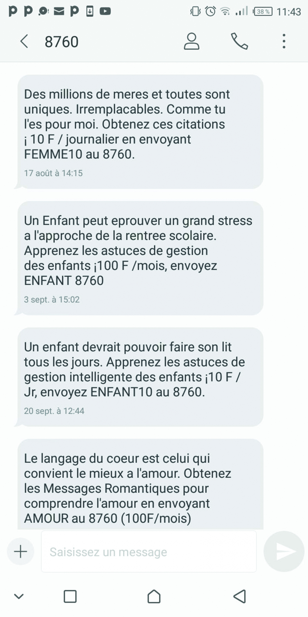 Paiement des services : pas avec le crédit de communication !