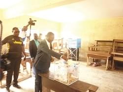 Afanwi Ndifor Votes In Douala Afanwi Ndifor Votes In Douala