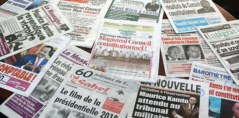 Presse écrite: la présidentielle à la Une