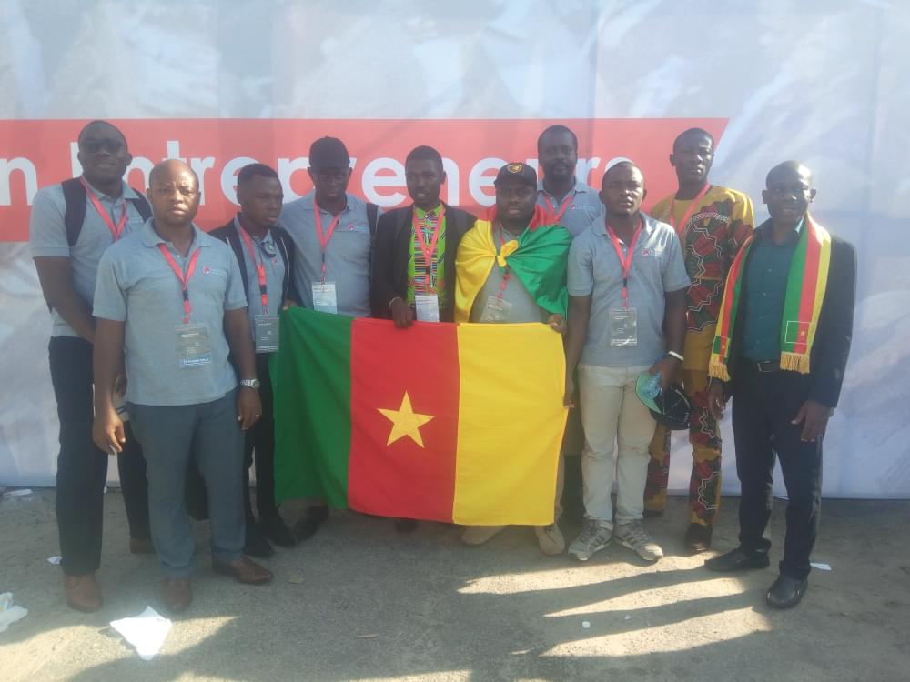 File - Some Cameroonian TEF entrepreneurs of the 2018 cohort in Lagos-Nigeria.