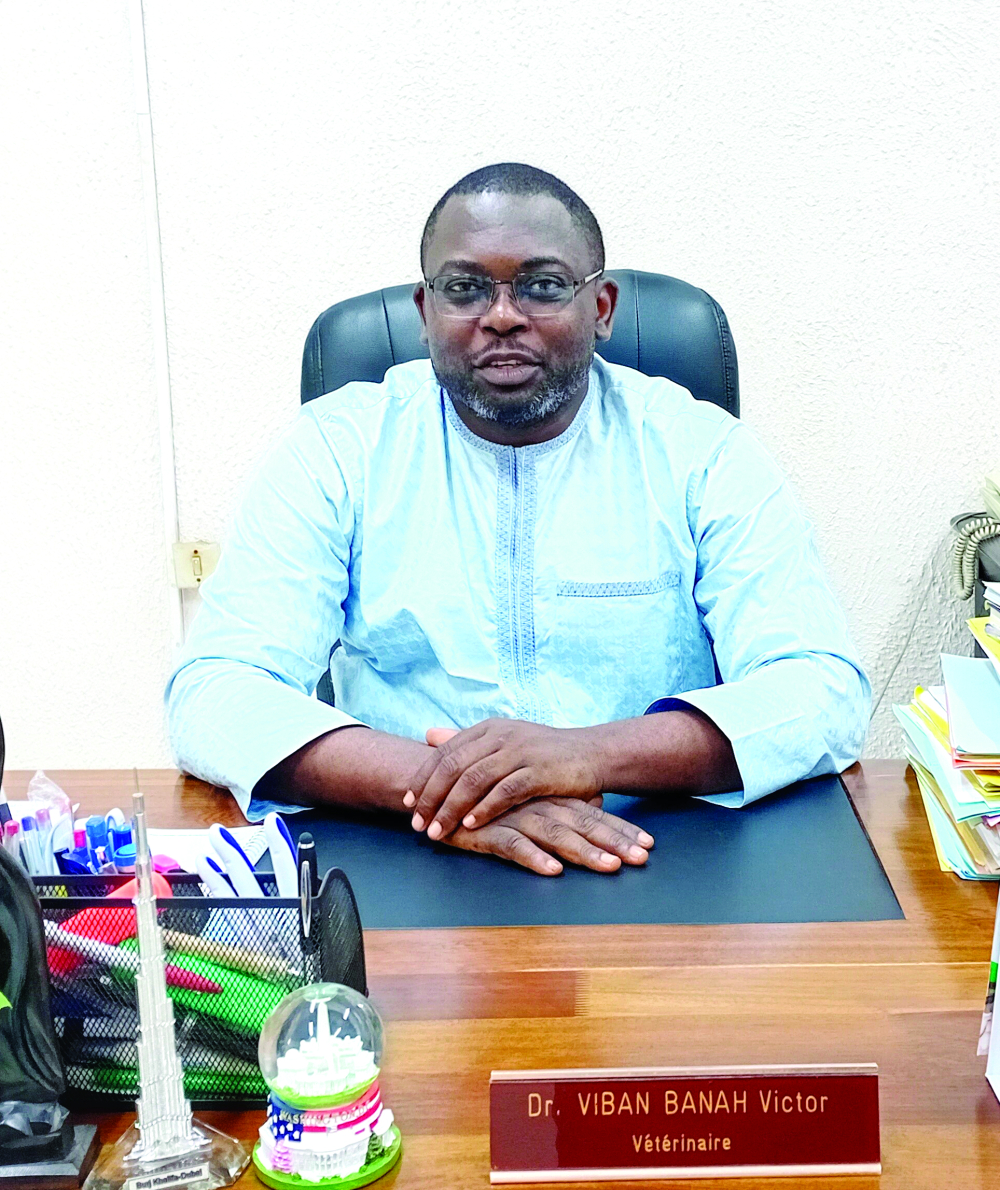 Dr Viban Banah, délégué régional du Minepia du Littoral.