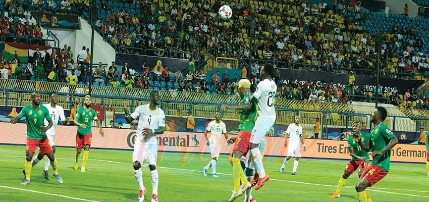 Une phase du match Cameroun-Ghana.