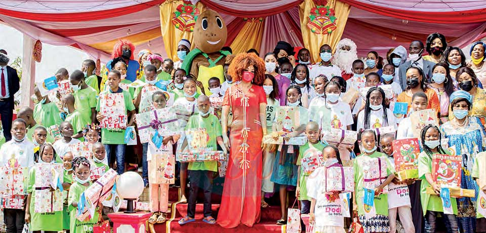 Each child at the Foundation received a Christmas gift from the First Lady. Each child at the Foundation received a Christmas gift from the First Lady.