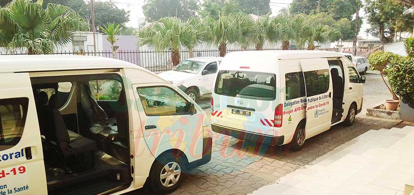 Riposte dans le Littoral : deux minibus et des ordinateurs offerts