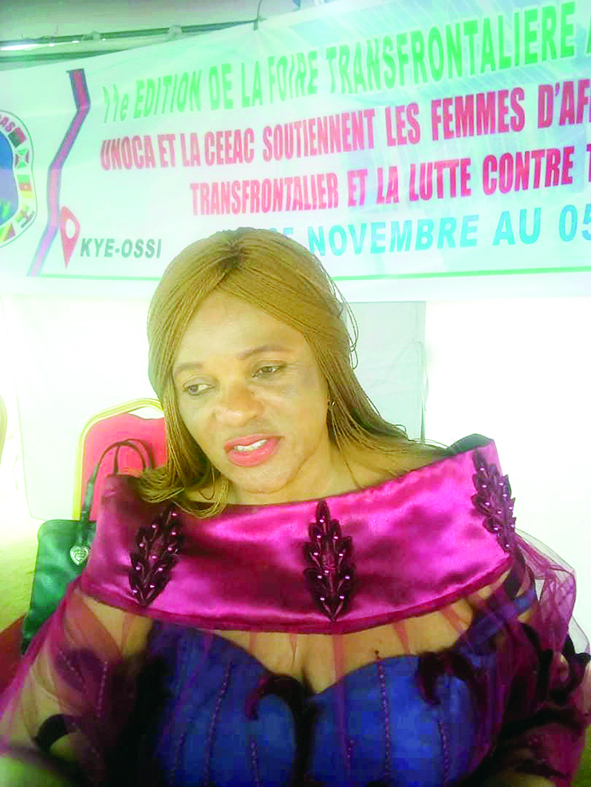 Danielle Nlate, présidente du Réseau des femmes actives d’Afrique centrale.