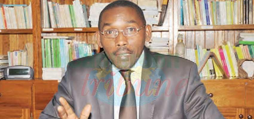 Pr. Marcelin Vounda Etoa, secrétaire permanent du Conseil national d’agrément des manuels scolaires et des matériels didactiques (CNAMSMD). Pr. Marcelin Vounda Etoa, secrétaire permanent du Conseil national d’agrément des manuels scolaires et des matériels didactiques (CNAMSMD).