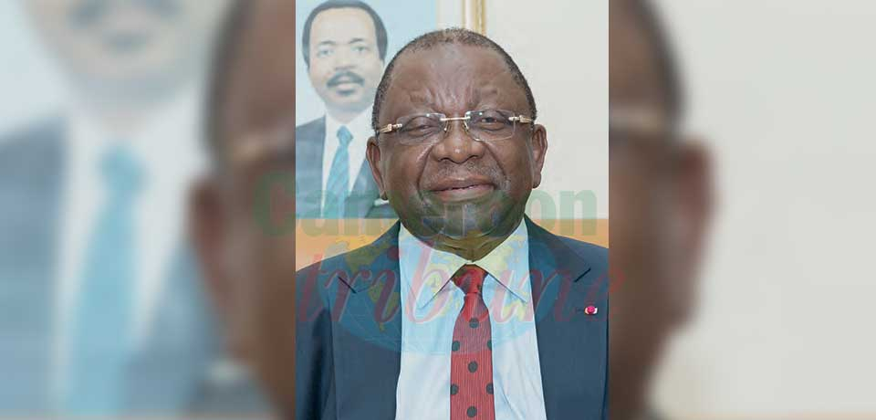 Luc Magloire Mbarga Atangana, ministre du Commerce.