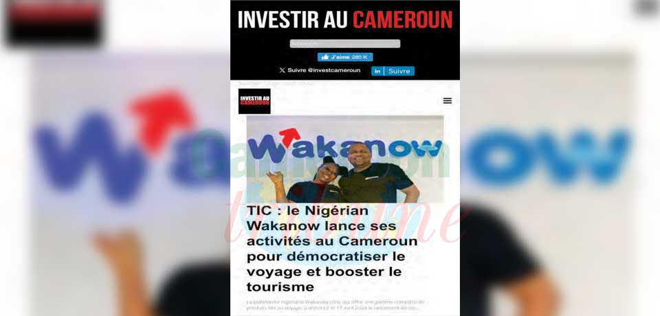 « Investir au Cameroun » : l’actu économique à portée de main