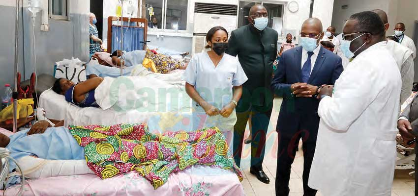 Centre des urgences de Yaoundé : le Minsanté au chevet des accidentés de Ndikiniméki Centre des urgences de Yaoundé : le Minsanté au chevet des accidentés de Ndikiniméki