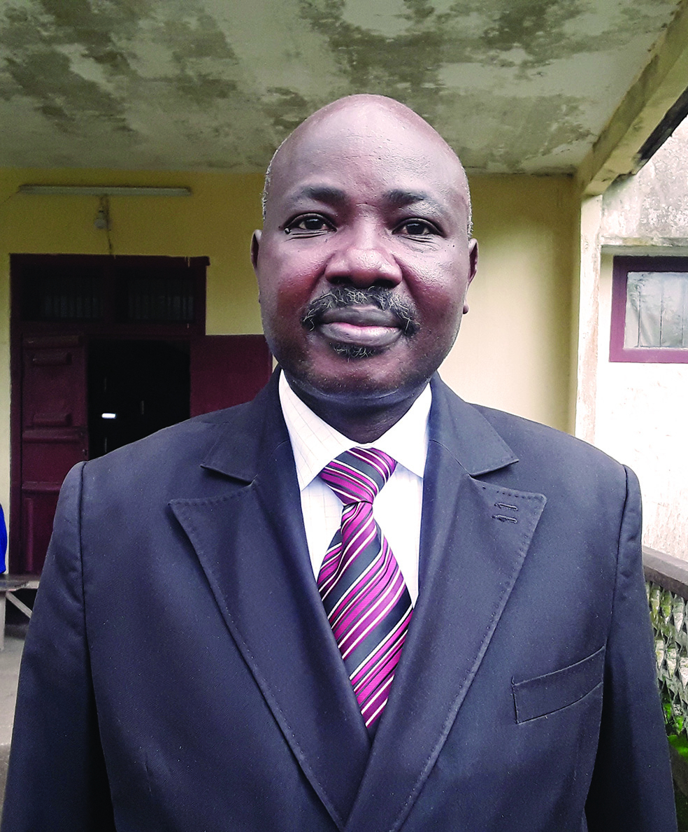 Fonju Njukang Bernard, South West Regional Coordinator of NDDRC Centre. Fonju Njukang Bernard, South West Regional Coordinator of NDDRC Centre.