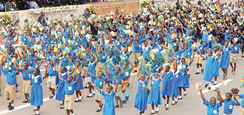 Civilian March-Past: Pupils Portray Patriotism