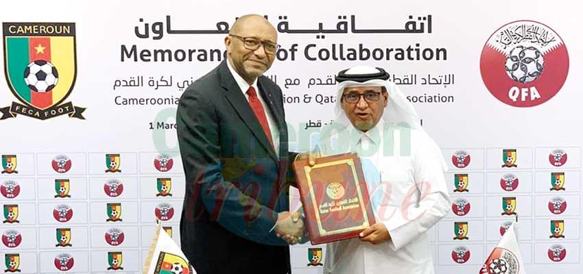 Coopération : la Fecafoot liée à la fédération du Qatar