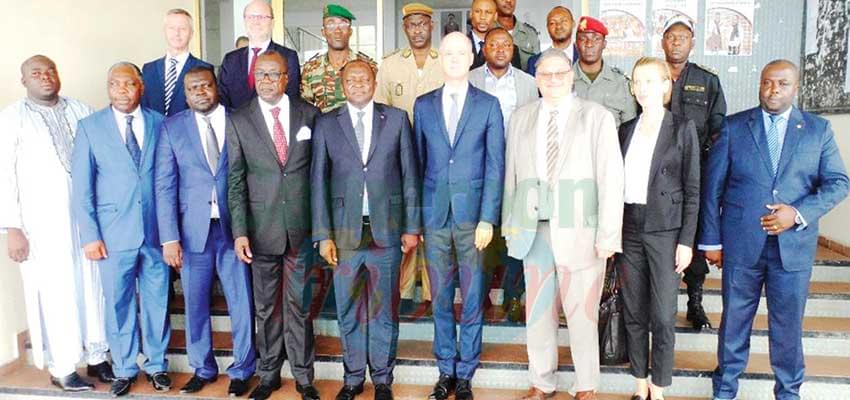 A Souvenir of French Ambassador (fourth from right) with South West Regional authorities