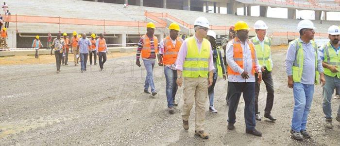 2019 AFCON : 50% Execution for Japoma Stadium