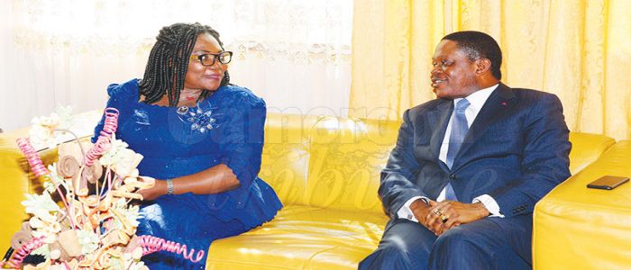 Sarah Mbi Enow regagne Yaoundé Sarah Mbi Enow regagne Yaoundé