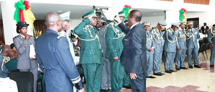 Une réception en l’honneur des promus