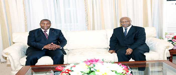 Le président centrafricain à Yaoundé