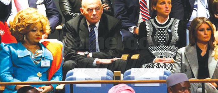 Chantal Biya, une présence remarquée Chantal Biya, une présence remarquée