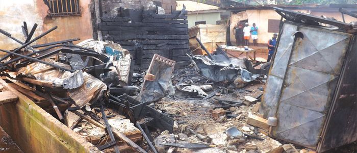Yaoundé: Un dépôt de gaz prend feu