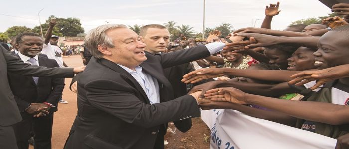 Centrafrique: promesses fermes de Guterres