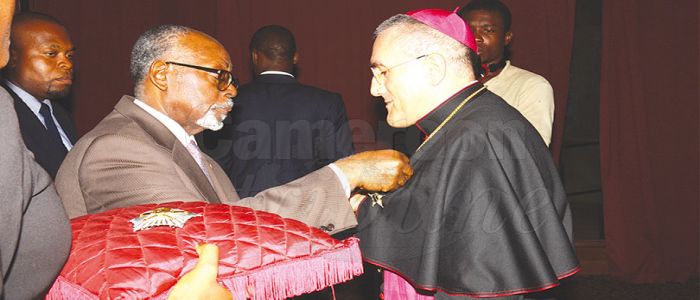 Cameroon- Vatican: Apostolic Nuncio Honoured Cameroon- Vatican: Apostolic Nuncio Honoured