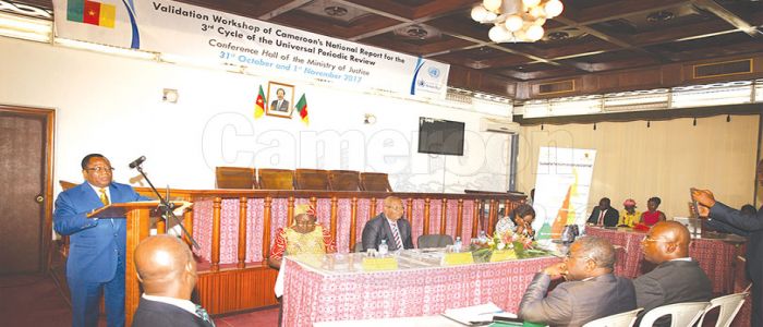Promotion of Human Rights :Cameroon Deliberates On Draft Report Promotion of Human Rights :Cameroon Deliberates On Draft Report