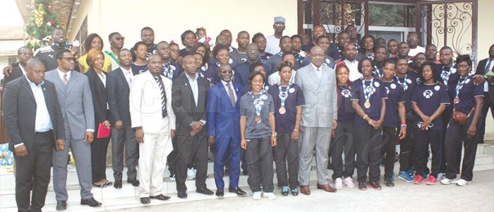 Judo: les équipes nationales chez le Minsep Judo: les équipes nationales chez le Minsep