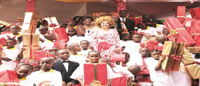 Arbre de Noël: Chantal Biya fidèle au rendez-vous