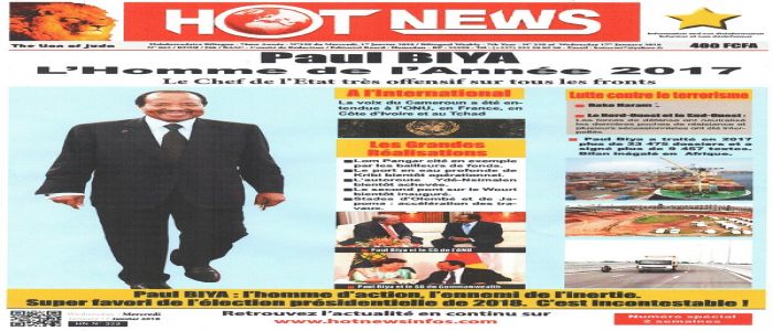 Distinction: Paul Biya élu Homme de l’année 2017