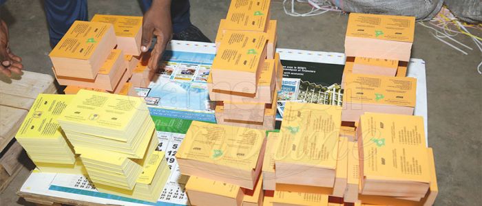 Matériel électoral: tout est fin prêt Matériel électoral: tout est fin prêt