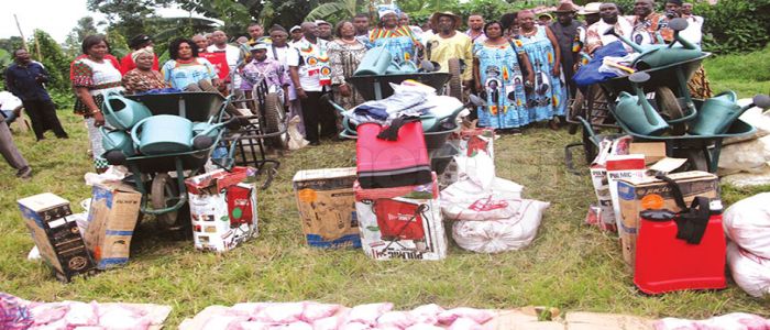 Parliamentary Grants: Hon. Monjowa Lifaka Hands Cash, Farm Tools