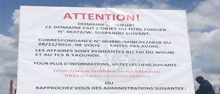 Logements SICC: une plaque posée par précaution