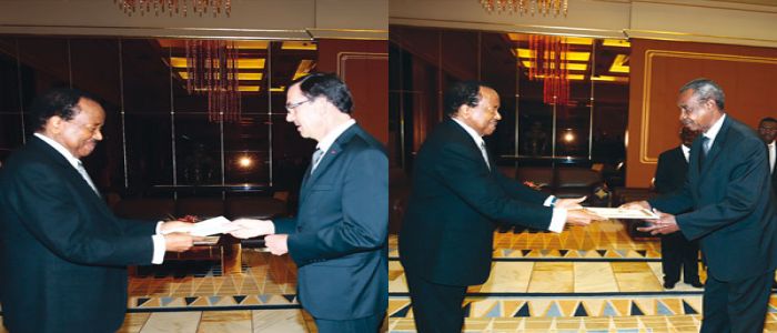 Palais de l’Unité: deux ambassadeurs reçus ce 10 novembre 2016