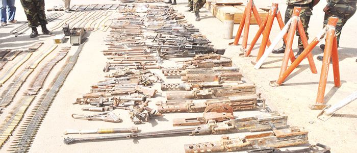 Lutte contre Boko Haram : de multiples armes saisies Lutte contre Boko Haram : de multiples armes saisies