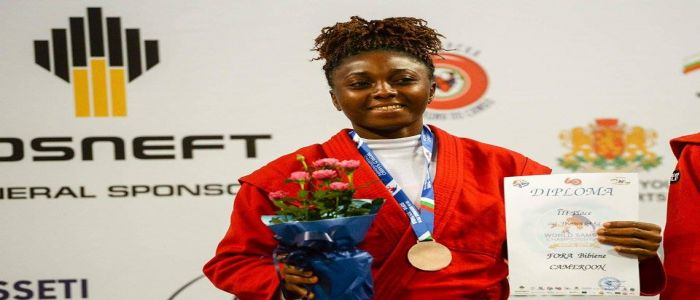 Championnat du monde de sambo: Bibienne Fopa, médaillée de bronze