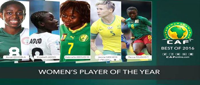 Glo CAF Awards: Aboudi et Feudjio nominées Glo CAF Awards: Aboudi et Feudjio nominées