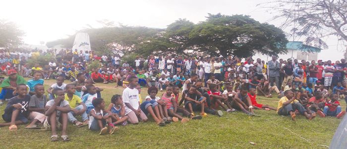 CAN 2017: Oyem, autour de l’écran géant