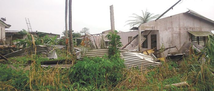 Intempéries à Kribi: un mort et des maisons endommagées Intempéries à Kribi: un mort et des maisons endommagées