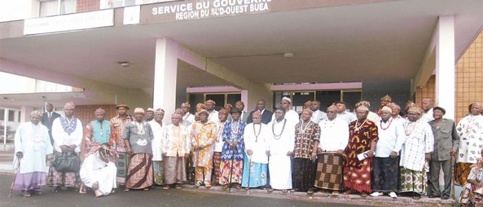 Bilingualism, multiculturalism Commission : Fako Chiefs Express Support
