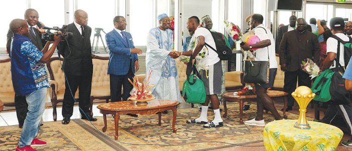 Indomitable Lions: Festive, Heroic Welcome At Nsimalen