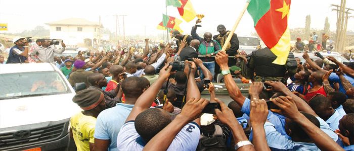 Trophée de la CAN: Douala dans la liesse