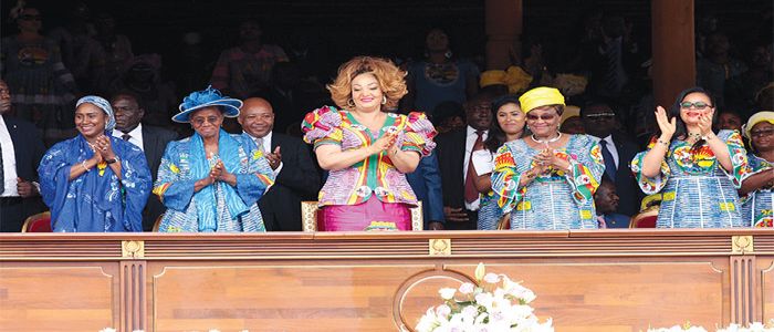 Yaoundé: la démonstration des femmes