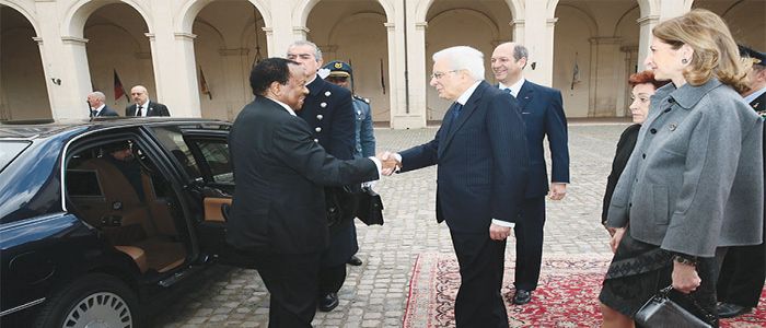 Paul Biya - Sergio Mattarella: Convergent Views On Subjects Discussed